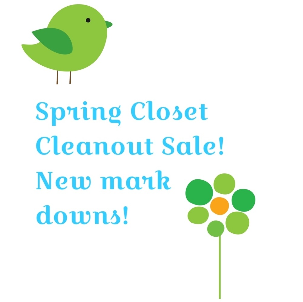 Closet Cleanout Sale!